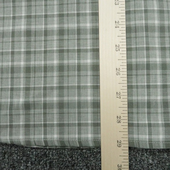 Orvis Shirt Men Medium Gray Plaid Active Fit Fishing Long Sleeve - Picture 9 of 10